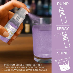 Bakell Lilac Purple Tinker Dust on cookies provides subtle sparkle.