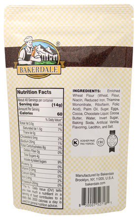 Bakerdale Black Cookie Crumbs chocolate dirt topping for cheesecake enhances crust and garnish.