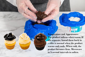 Bakerpan modeling chocolate figurine setup showing pliability and stability