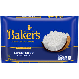 Baker's Angel Flake Sweetened Coconut two-pack ready for baking.