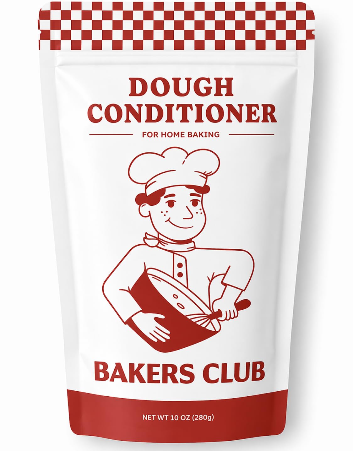 Bakers Club Artisan Dough Conditioner package showing the 10oz tub for consistent dough.