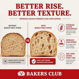 Bakers Club Barley Malt Syrup natural sweetener for baking in recipes
