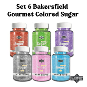 Bakersfield pink sugar bottle adds soft color to cakes and cookies.