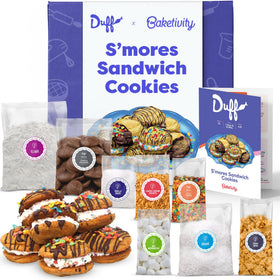 Baketivity Duff Goldman kit box with premeasured ingredients for easy kid baking