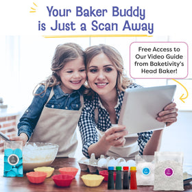 Baketivity Duff Goldman Monster Cupcakes Kit essential baking tools for kid-friendly projects.