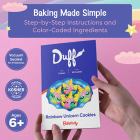 Video tutorial via QR code guides kids through decorating with Duff Goldman.