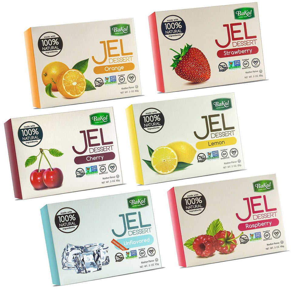 Bakol Jel Dessert orange serving showing vegan jelly perfect for a light snack.