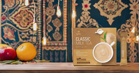 Balance Grow Classic Milk Tea ingredients show a sweet, creamy base.