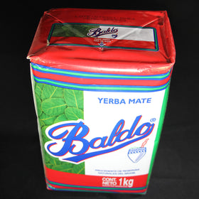 Baldo Yerba Mate in gourd ready for traditional infusion.