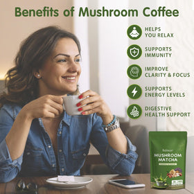 Balincer Reishi Shiitake King Trumpet mushrooms collection showcases adaptogens for balanced vitality.