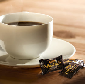 Bali's Best cafe latte-centered candy delivers creamy center and smooth finish.