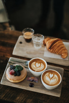 Bali's Best Latte coffee candy jar featuring milky center snacks