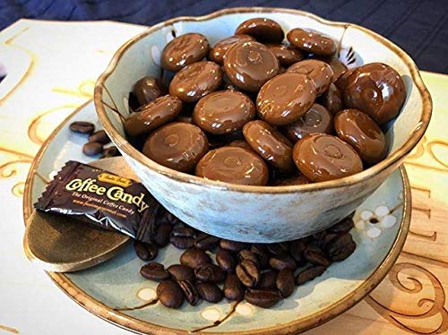 Bali's Best Coffee Candy piece closeup highlighting creamy center and bold aroma