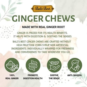 Ginger as the core ingredient in Bali's Best chews