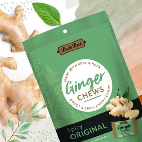 Bali's Best Ginger Chews, individually wrapped for sharing