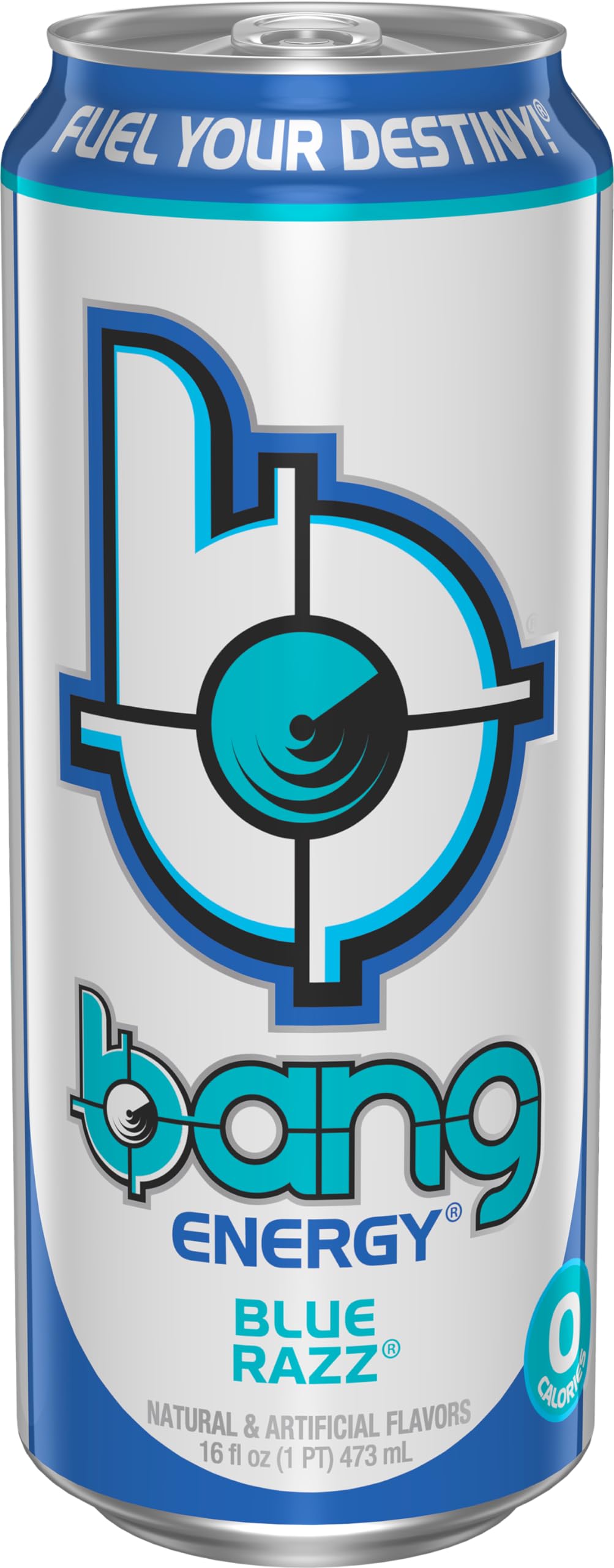 Chilled Bang Energy Blue Razz can ready for gym or commute.