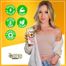 Bang Energy Peach Mango ingredients feature EAAs and CoQ10