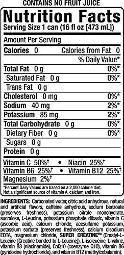 Bang Purple Haze sugar-free label on can for healthier choice