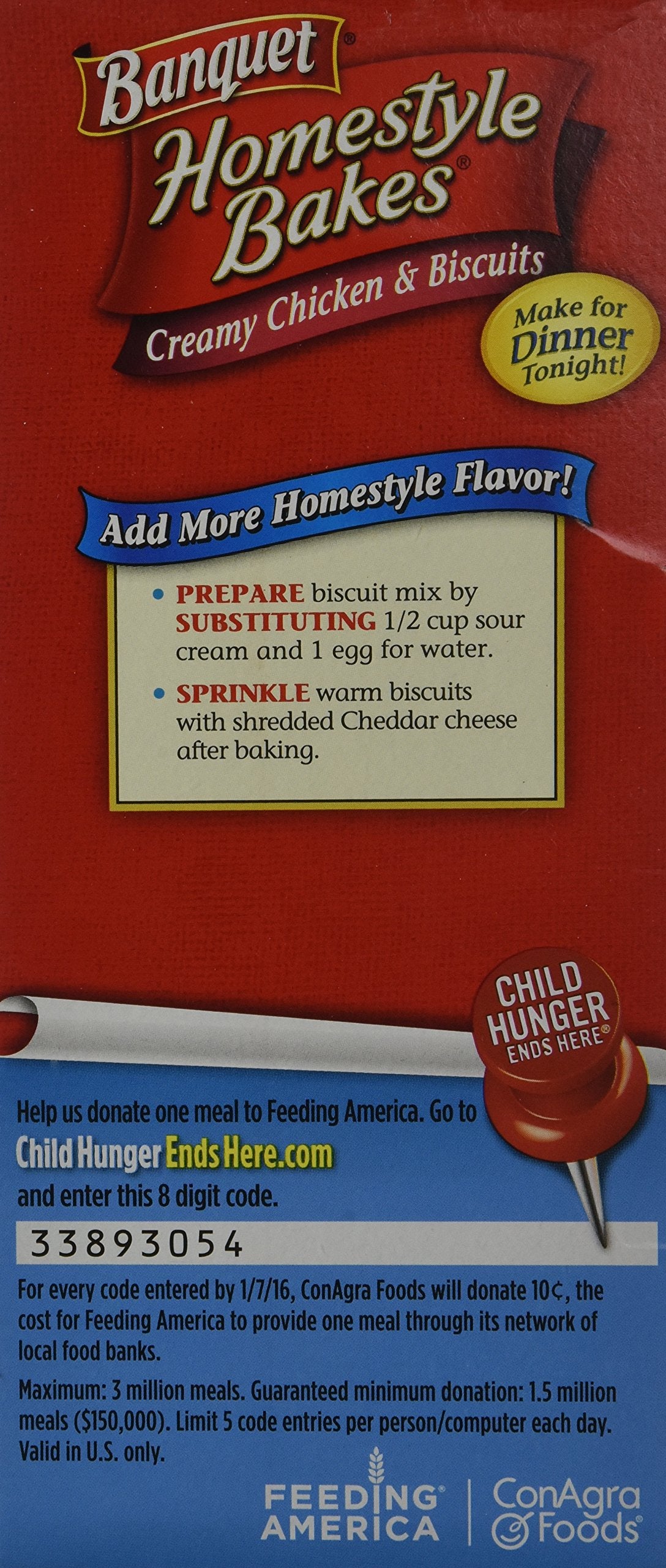 82.3-ounce total Banquet pack offers value and portions