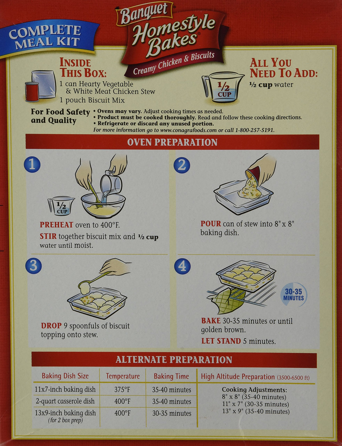 Whole-grain ingredients highlight Banquet's meal components