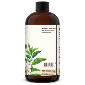 Banyan Botanicals refined sesame oil packaging box