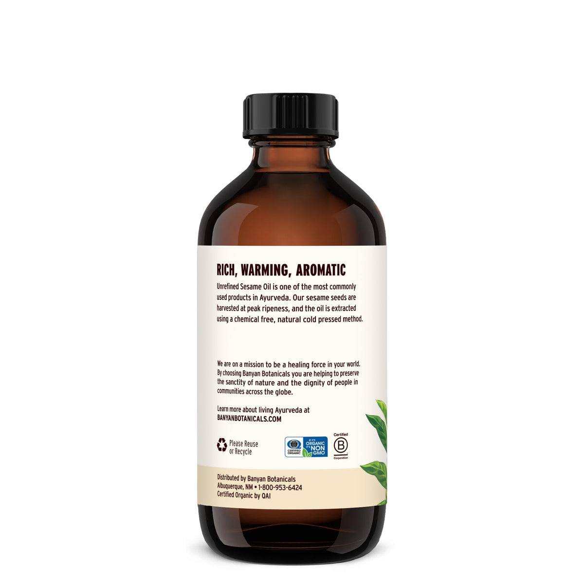 Banyan Botanicals sesame oil in hair care routine for scalp care