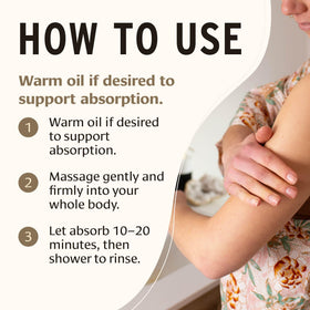 Banyan Botanicals sesame oil scalp massage close-up for hair care