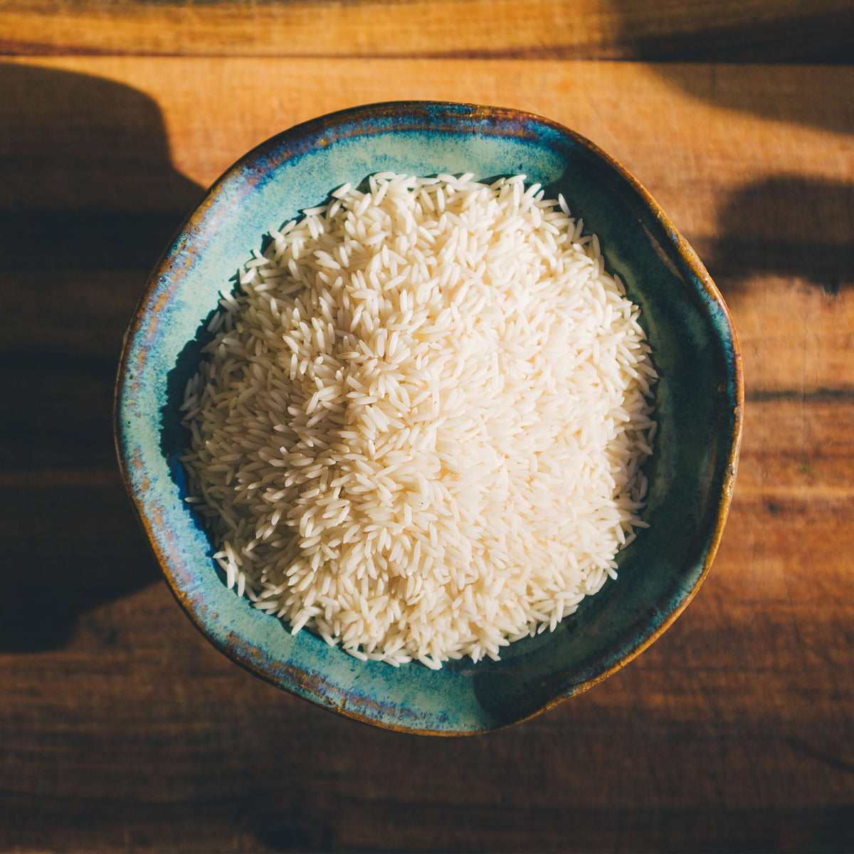 Organic, non-GMO Banyan Rice in a resealable bag preserves freshness