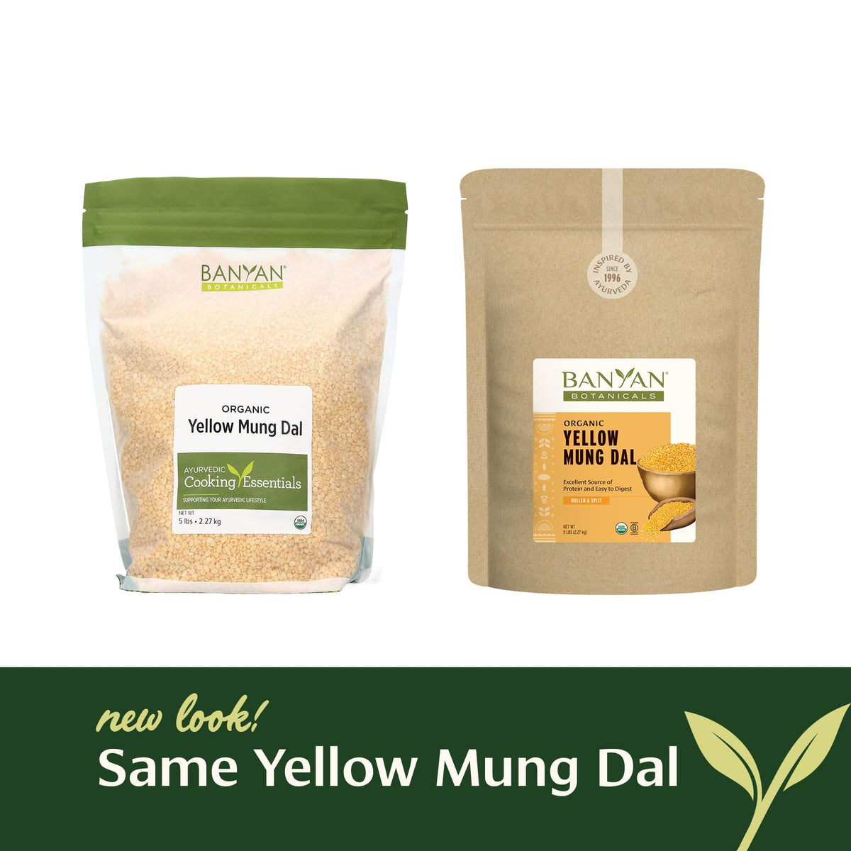 Banyan Botanicals Yellow Mung Dal served as a kitchari bowl for balanced meals
