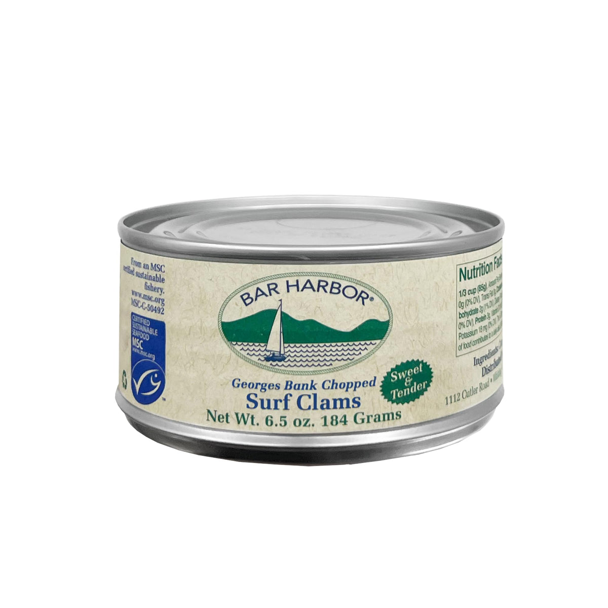 Bar Harbor ingredients are clean with no artificial preservatives or MSG.