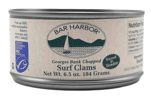 Bar Harbor hand-packed clams bring tender texture to salads and seafood sauces.