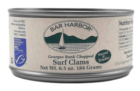 Bar Harbor hand-packed clams bring tender texture to salads and seafood sauces.