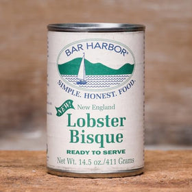 Bar Harbor Lobster Bisque on the stovetop, inviting aroma as it warms