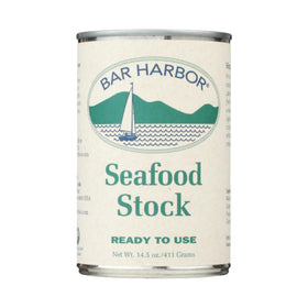 Bar Harbor stock close-up highlights ingredients for a rich base.