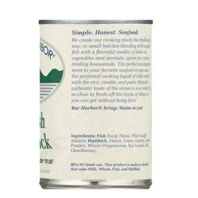 Bar Harbor Sustainably Sourced Stock: adds depth to seafood entrees and sauces.