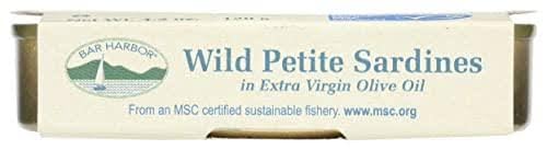 Bar Harbor Wild Petite Sardines on toast—quick, flavorful appetizer option.