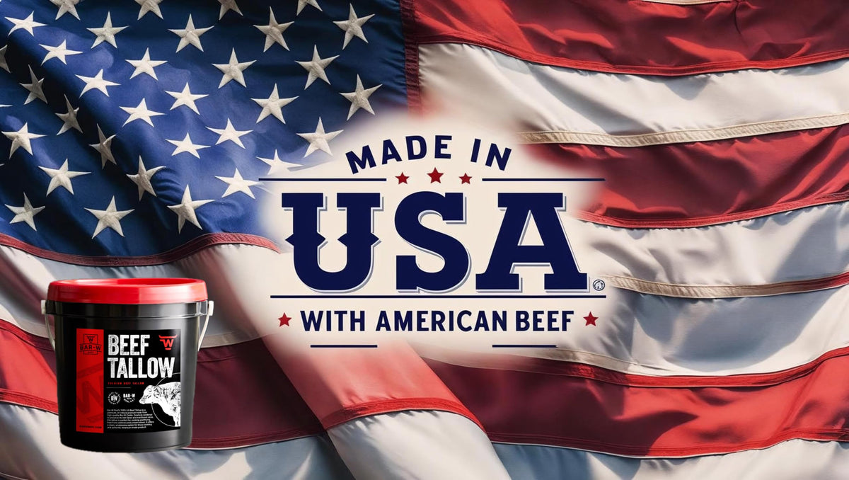 Bar-W Beef Tallow enhances taste without added fillers.