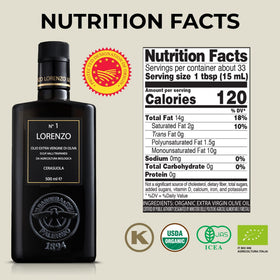 Barbera Lorenzo N° 1 label on premium PDO bottle emphasizes Sicilian origin