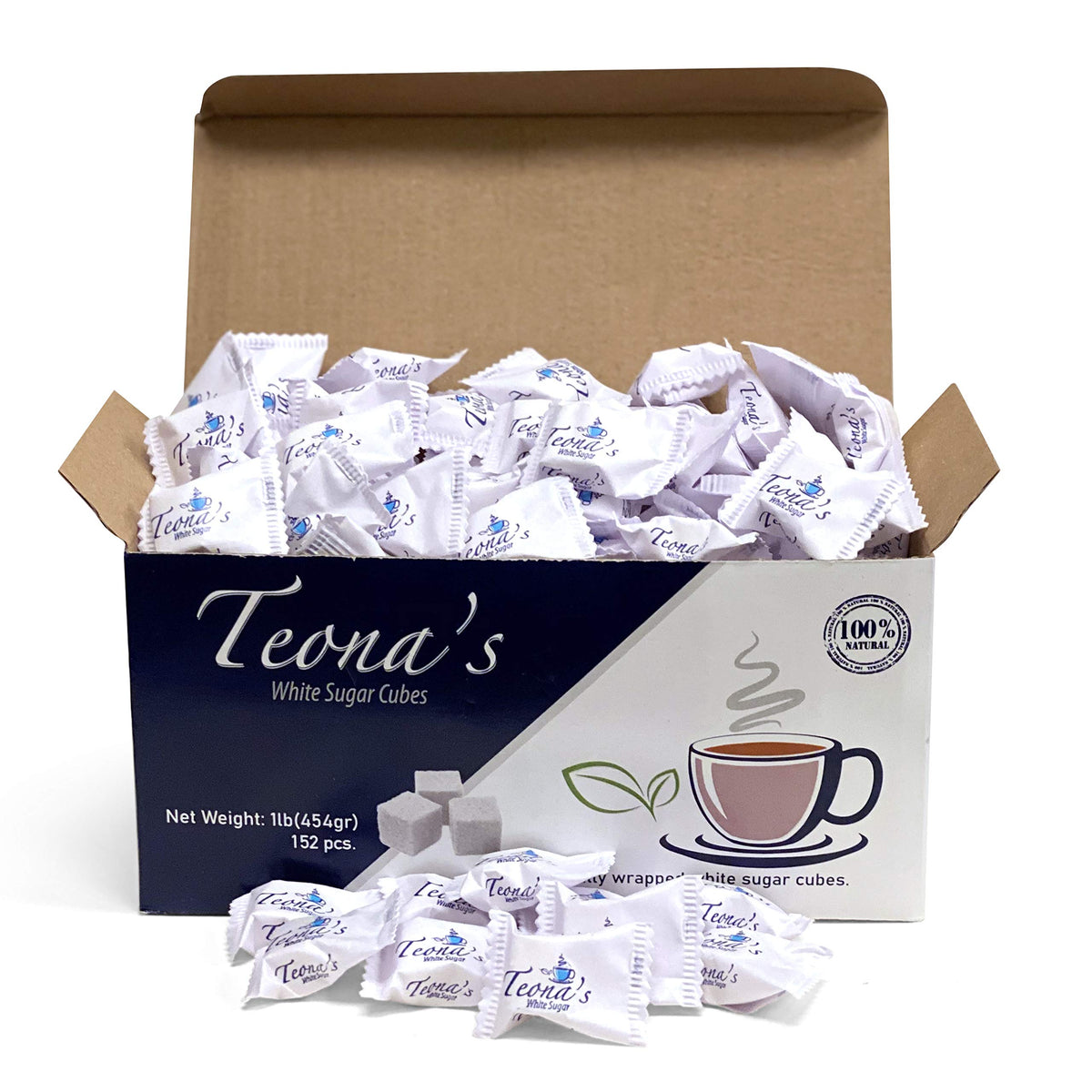 BARBERUPP Teona's white sugar cubes in the box deliver easy everyday sweetness
