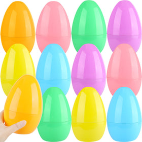 Barblog fillable Easter eggs in clear plastic, easy candy filling and display.