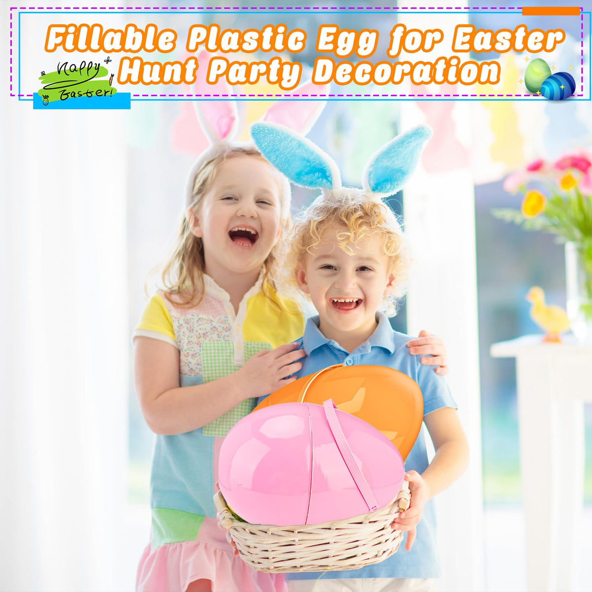 Barblog fillable jumbo egg ready for candy or small toys.