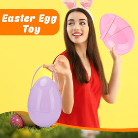 Barblog 10 inch pastel Easter egg showing secure seal.