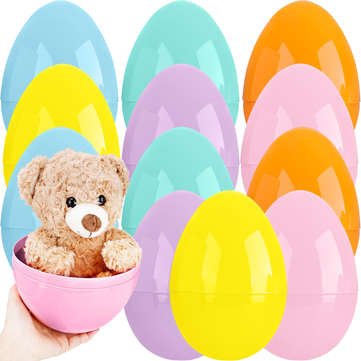 Barblog giant macaron Easter egg, 10 inch, ideal for an Easter egg hunt
