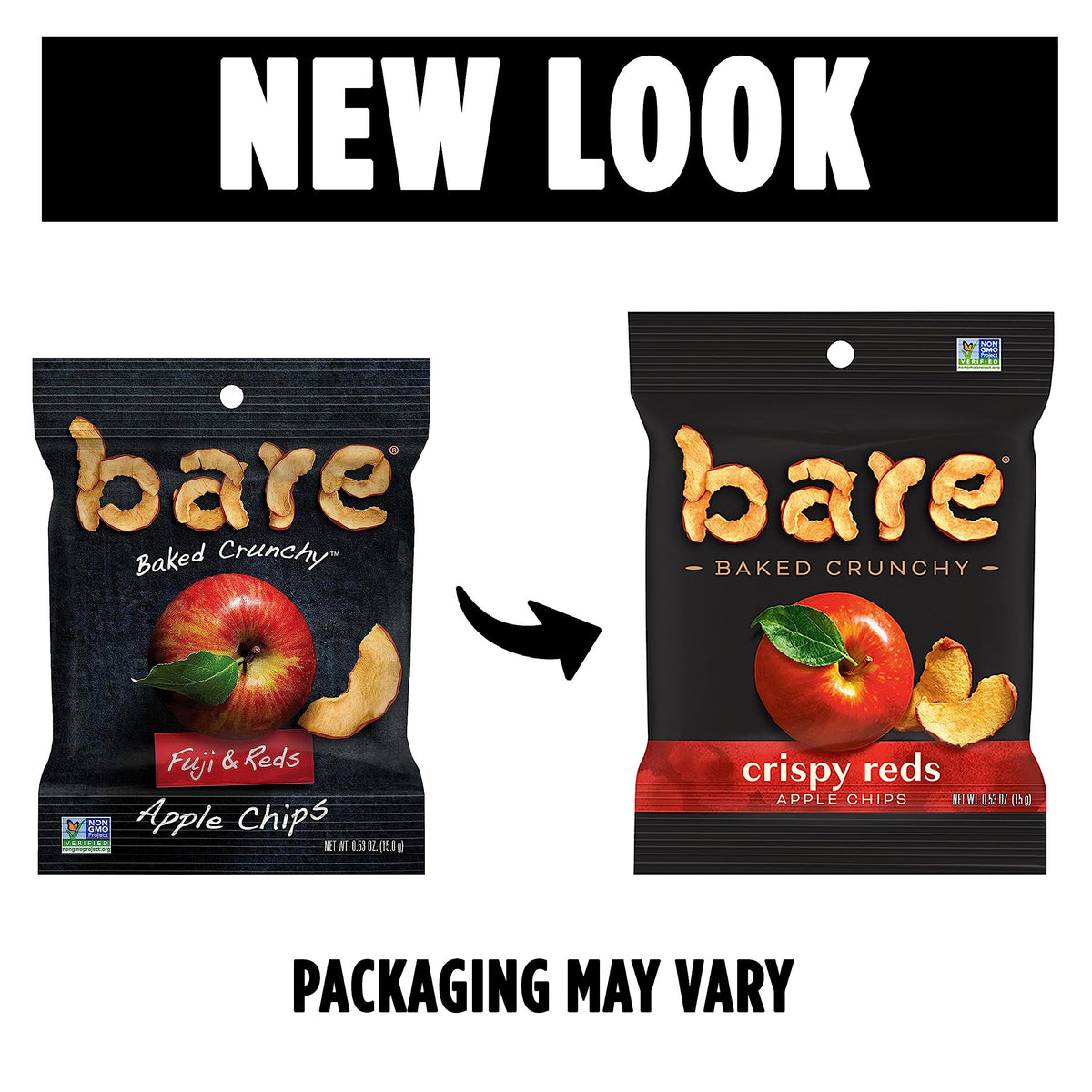 Bare Baked Crunchy Fuji Reds apples on-the-go snack for busy days