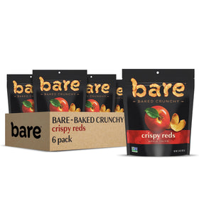 Bare Baked Crunchy Fuji and Reds apples in a six-pack for on-the-go snacking.