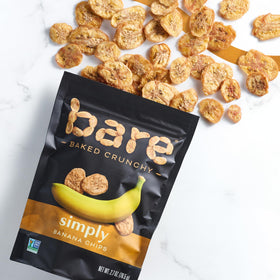 Bare Baked Crunchy fruit snacks 16-count package shown