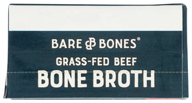 Bare Bones Beef Bone Broth Classic bottle highlights easy heat-and-serve convenience