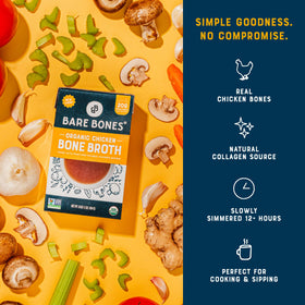Bare Bones broth gel signals quality when cooled