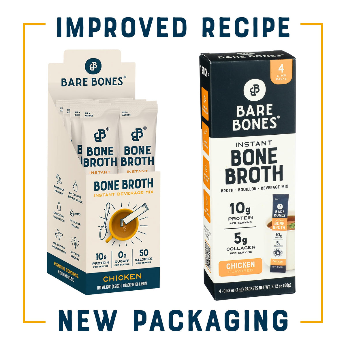 Steaming mug of Bare Bones broth highlighting aromatic flavor and comfort