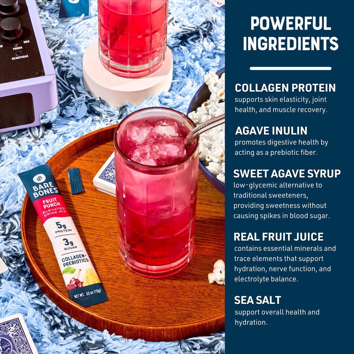 Bare Bones Fruit Punch gluten-free symbol on packaging